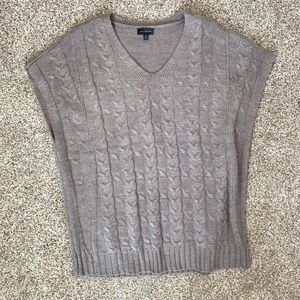 Tan Sleeveless Sweater